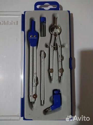 Готовальня Erich Krause Германия 5 предметов