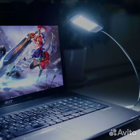 Светодиодный USB-светильник с гибкой ножкой