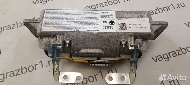 Подушка безопасности пассажирская (в торпедо) Audi