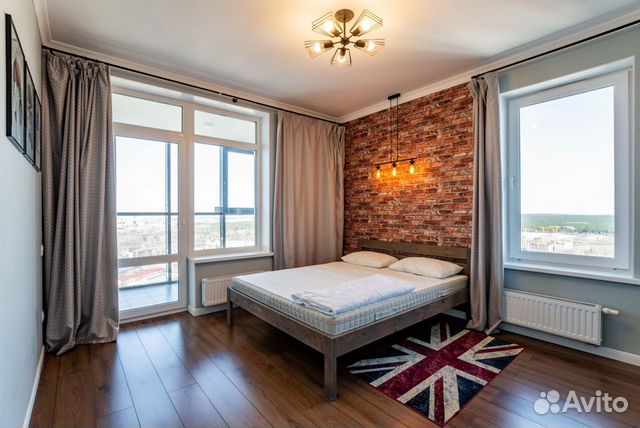 

1-к. квартира, 42 м², 2 кровати