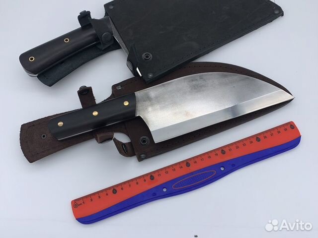 Сербский нож, тяпка, топорик кованный