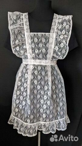 Фартук гипюровый новый