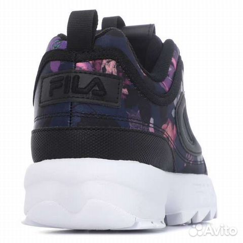 Новые кроссовки Fila disruptor с цветочным принтом