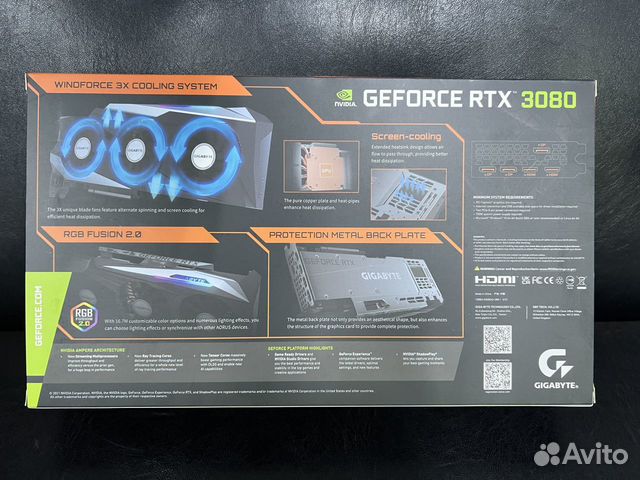 Видеокарта Gigabyte geforce rtx 3080