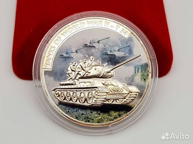 5 Дол Либерии 2008 Танки второй мировой войны Т-34