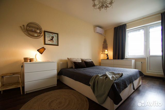 

1-к. квартира, 42 м², 2 кровати