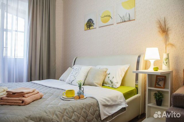 

1-к. квартира, 42 м², 3 кровати