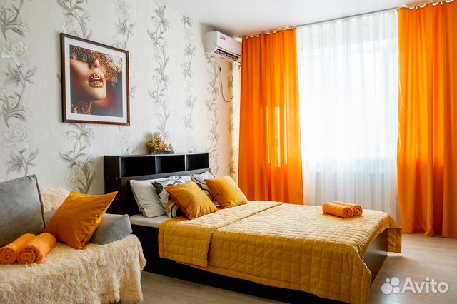 

1-к. квартира, 42 м², 2 кровати