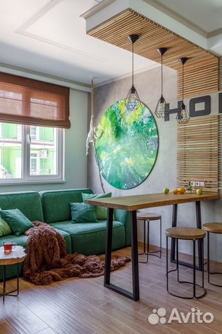 

Квартира-студия, 39 м², 2 кровати