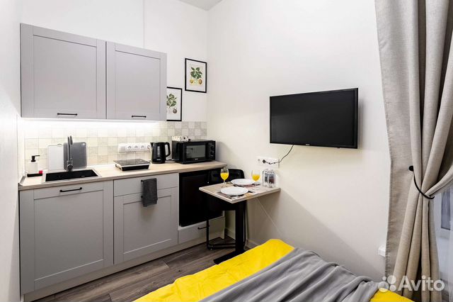 

Квартира-студия, 15 м², 1 кровать