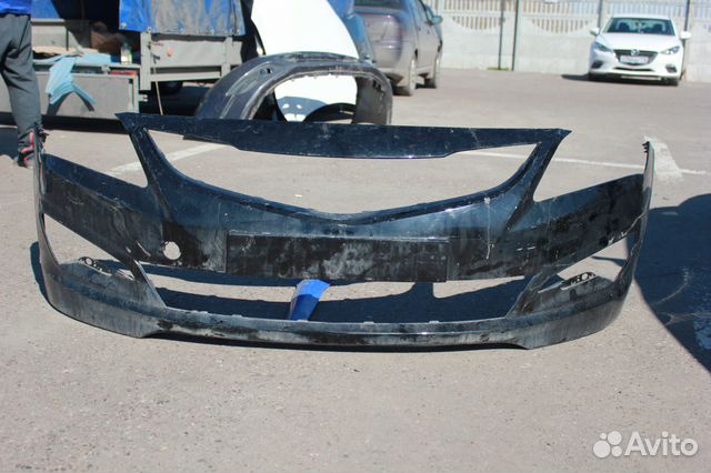 Бампер передний Hyundai Solaris рестайлинг