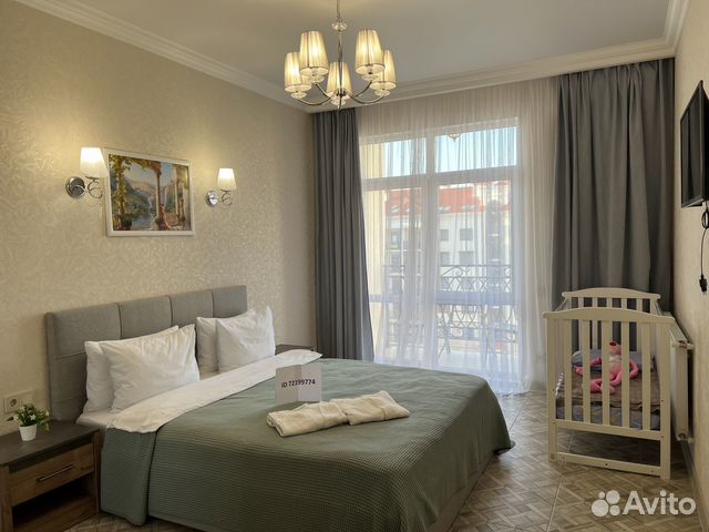 

1-к. квартира, 50 м², 2 кровати
