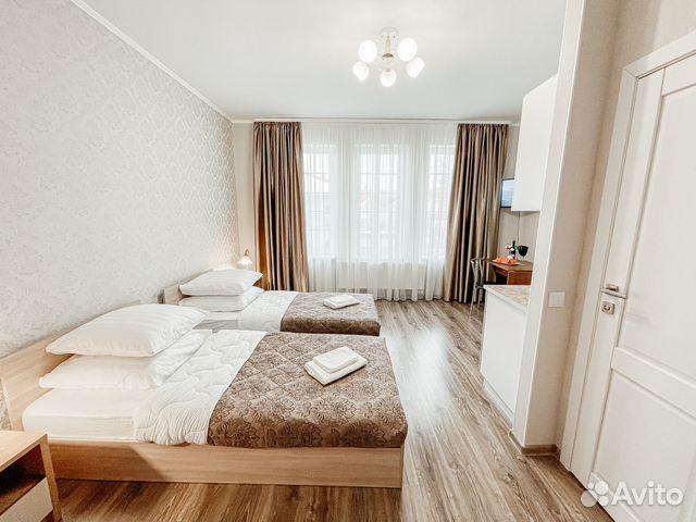 

Квартира-студия, 18 м², 2 кровати