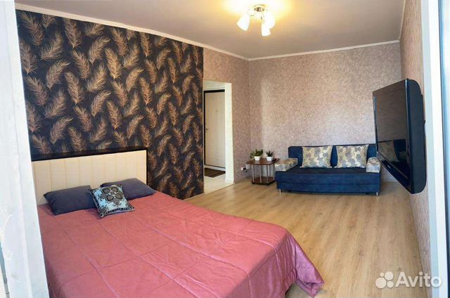 

1-к. квартира, 38 м², 3 кровати