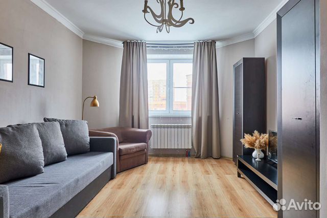 

1-к. квартира, 41 м², 2 кровати