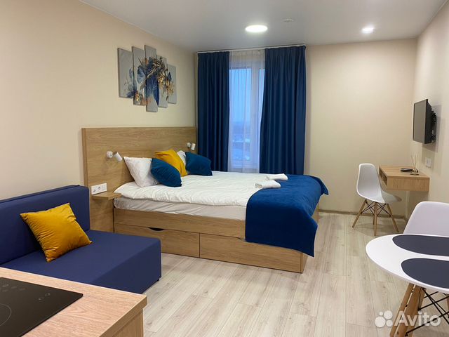 

Квартира-студия в апарт-отеле, 28 м², 1 кровать