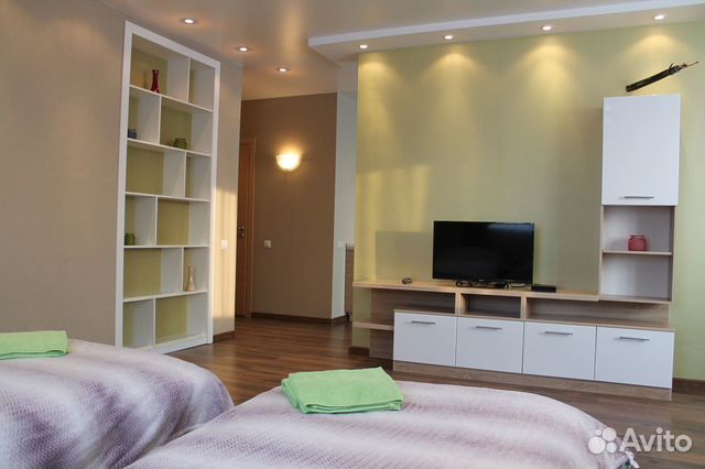 

1-к. квартира, 42 м², 2 кровати
