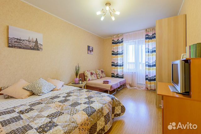 

Квартира-студия, 40 м², 2 кровати