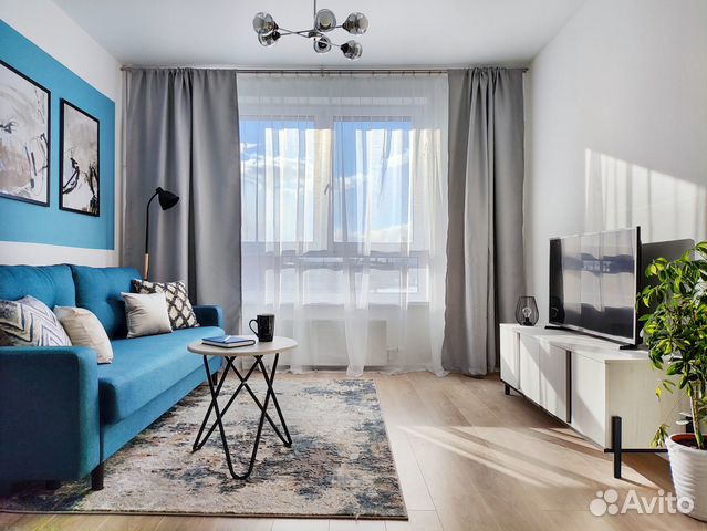 

1-к. квартира, 40 м², 2 кровати