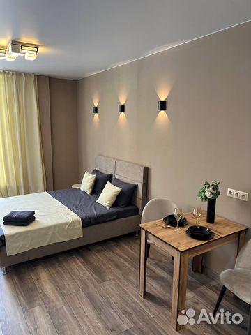 

Квартира-студия, 27 м², 1 кровать