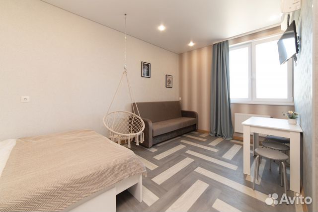 

Квартира-студия, 27 м², 2 кровати