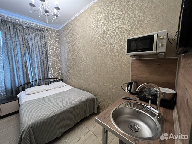 

Квартира-студия, 13,5 м², 1 кровать
