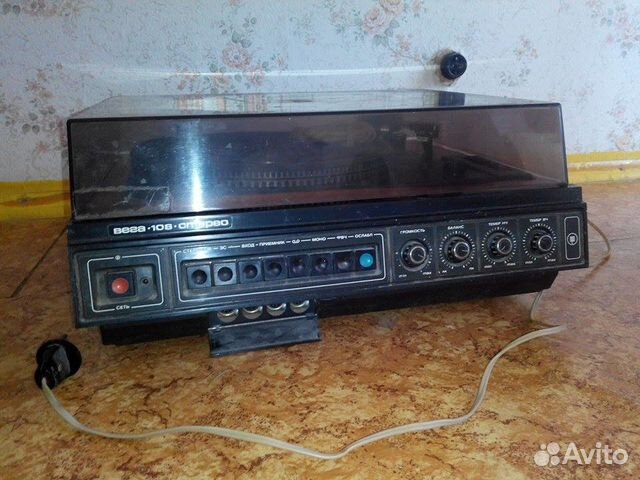 Проигрыватель пластинок вега 108 Стерео