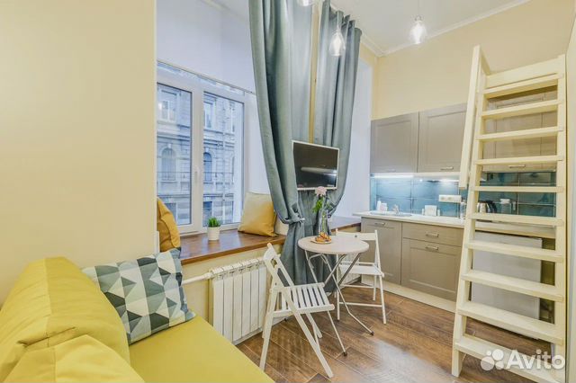 

Квартира-студия в апарт-отеле, 15 м², 2 кровати