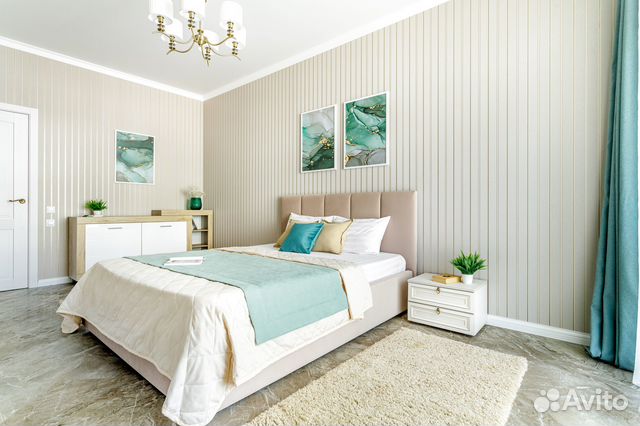 

1-к. квартира, 50 м², 2 кровати