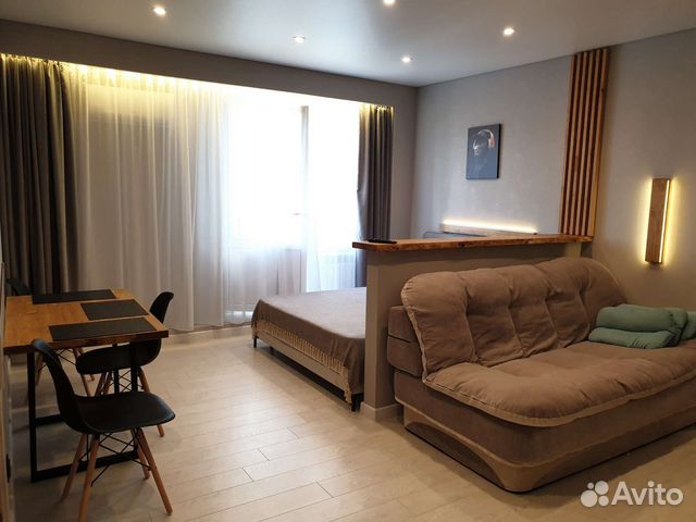 

Квартира-студия, 33 м², 2 кровати