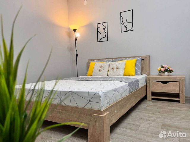 

1-к. квартира, 41 м², 2 кровати