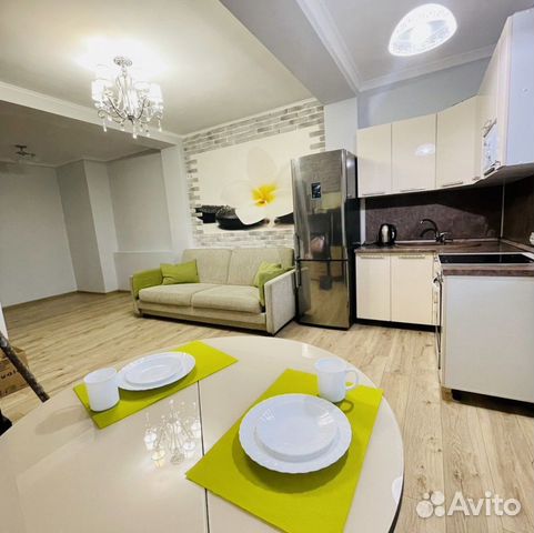

Квартира-студия, 35 м², 2 кровати