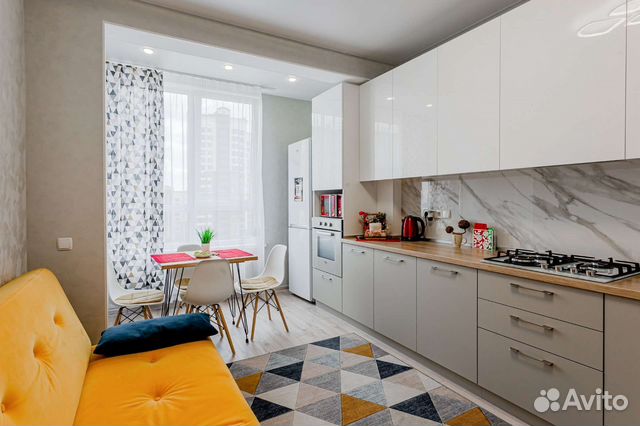 

1-к. квартира, 39 м², 2 кровати