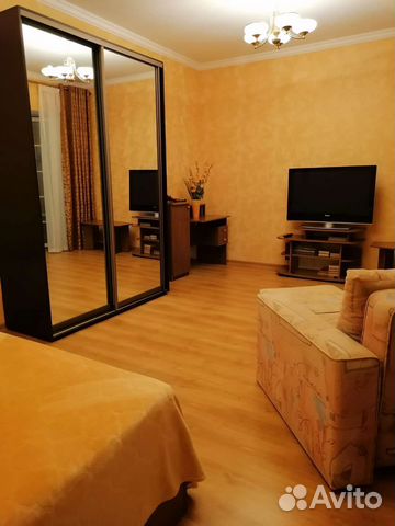 

1-к. квартира, 55 м², 2 кровати
