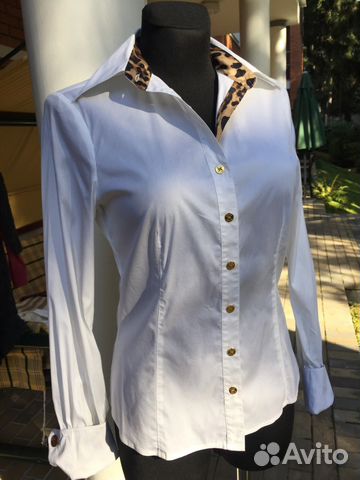 Рубашка блузка Guess Marciano с запонками