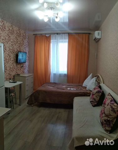 

Квартира-студия, 27 м², 2 кровати