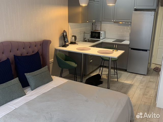 

Квартира-студия, 27 м², 1 кровать