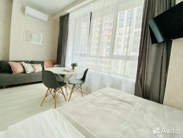 

Квартира-студия, 27 м², 2 кровати