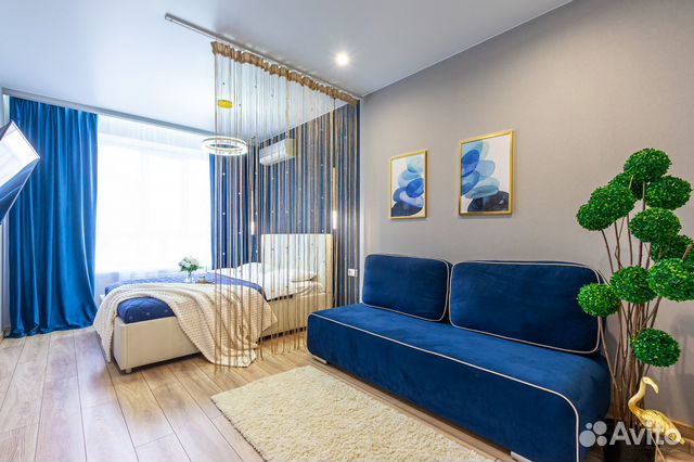 

1-к. квартира, 45 м², 3 кровати