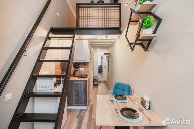 

Квартира-студия, 22 м², 2 кровати
