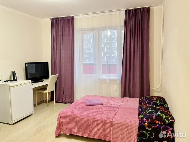 

Квартира-студия, 25 м², 2 кровати