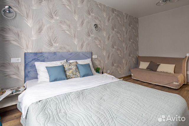 

1-к. квартира, 40 м², 2 кровати
