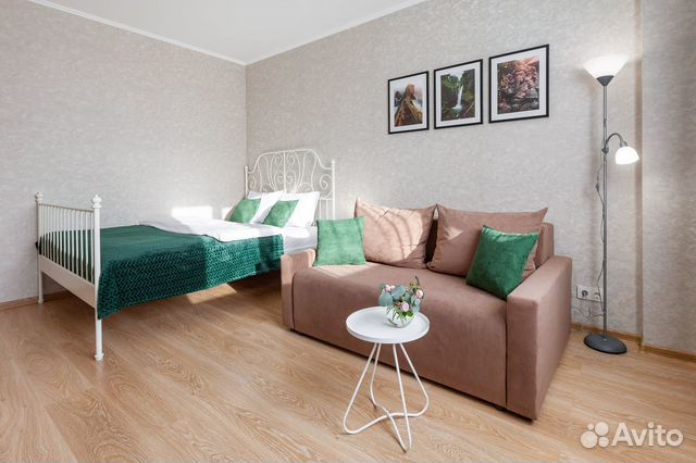 

1-к. квартира, 38,1 м², 2 кровати