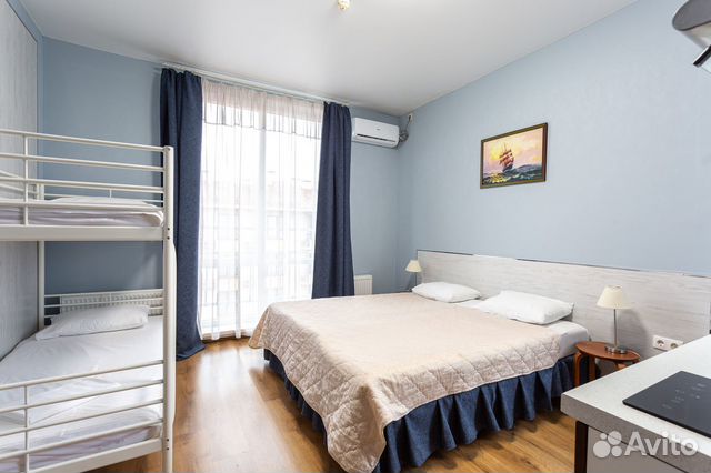 

Квартира-студия, 25 м², 3 кровати