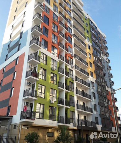 

Квартира-студия, 30 м², 2 кровати