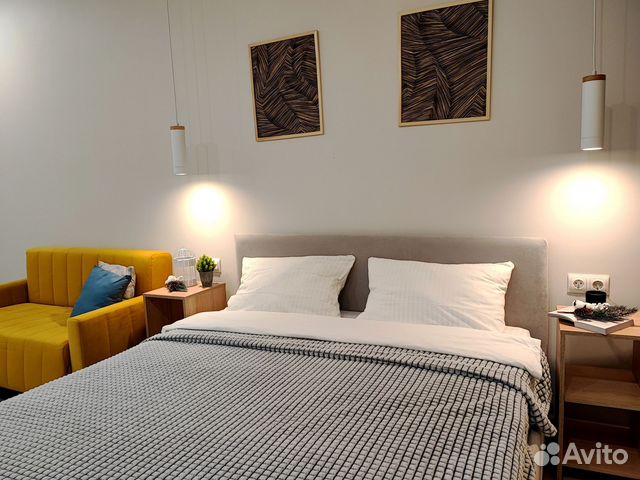 

1-к. квартира, 34 м², 2 кровати