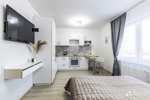 

Квартира-студия, 32 м², 1 кровать