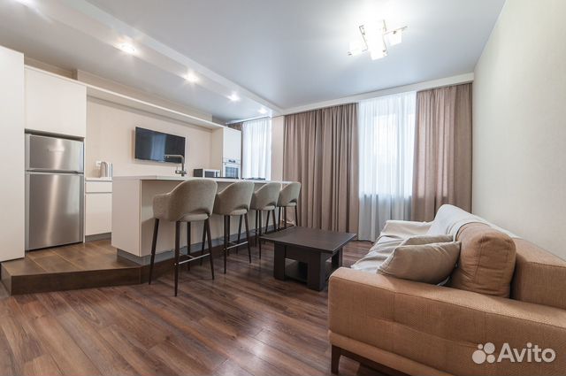 

1-к. квартира, 56 м², 2 кровати