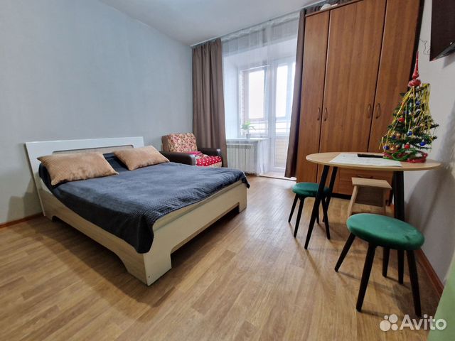 

Квартира-студия, 28 м², 2 кровати