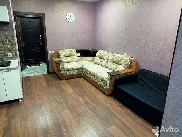 

Квартира-студия, 28 м², 2 кровати